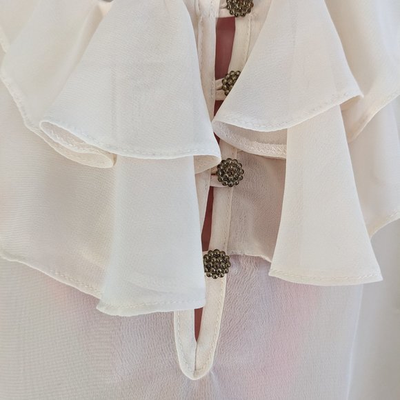 cream blouse - Picture 3 of 6